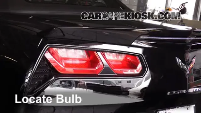 2015 Chevrolet Corvette Stingray 6.2L V8 Convertible Éclairage Feu stop (remplacer ampoule)